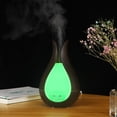 thumbnail image 2 of El pequeño grano de madera ahueca hacia fuera el difusor del aroma de la luz de la noche del humectador 200ml del difusor del aceite esencial, 2 of 5