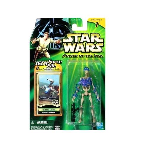 Star Wars Power of The Jedi Battle Droid Boomer Damage Action Figure