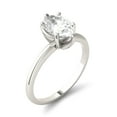 thumbnail image 5 of Charles & Colvard 14K White Gold Moissanite 9x6mm Pear Engagement Ring-Size 7 1.50ct DEW, 5 of 5
