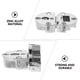 thumbnail image 4 of bisagras para puertas, resistentes, para muebles, de aleación de zinc, para armarios., 4 of 7