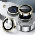 Eye Lens Covers Rear Camera Metal Frame Guards Tempered Glass For