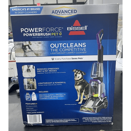 Bissell 2910 Powerforce Powerbrush Pet Lightweight Carpet Washer