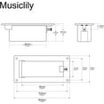 thumbnail image 2 of Pro 9-Volt Battery Box Case Compartment for Active Guitar Bass, 2 of 5