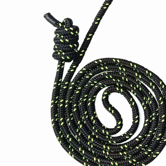Flow Rope for Fitness High Performance Double Woven Workout Rope Adjustable Flow Jump Rope for Men Women Training Indoor Outdoor Cardio Exercise Rope for beginner