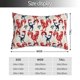 thumbnail image 2 of Balery Roosters Funda de Cojín Estampada, Regalos para Mujeres, Regalos de Amor para Ella, Regalos para Novia o Esposa, Funda de Almohada-14"x20", 2 of 6