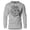 Sport Grey, variant on GYMISH No Pain No Gain Lightweight Long Sleeve Hooded T-Shirt for Men – Funny Workout Hoodie, Athletic Gym Shirt for Weightlifters & Bodybuilders