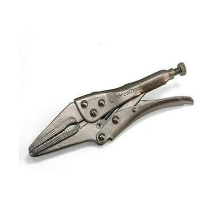 

Great Neck 6.5 in. Drop Forged Steel Long Nose Locking Pliers