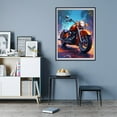 thumbnail image 7 of Diamond Art Kit for Adults, Orange Chrome Motorcycle Outdoors Diamond Painting for Adults Beginners, 5D DIY Diamond Art Painting Kits, Colorful Diamond Painting Craft for Home Decor 12x16, 7 of 7