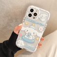 thumbnail image 1 of Sanrio Kulomi Cinnamoroll My Melody Pom Puurin Phone Case For iPhone 14 Pro Max 13 12 11 X XS Max XR 8 7 Plus Noctilucent Cover xuanjing unisex, 1 of 2