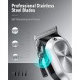 thumbnail image 2 of Cordless Hair Clippers For Men,professional Hair Cutting Kit With 2000mah Lithium Ion, Stainless Steel Blade, Hair Trimmer With Lock-in Length (silver, 2 of 5