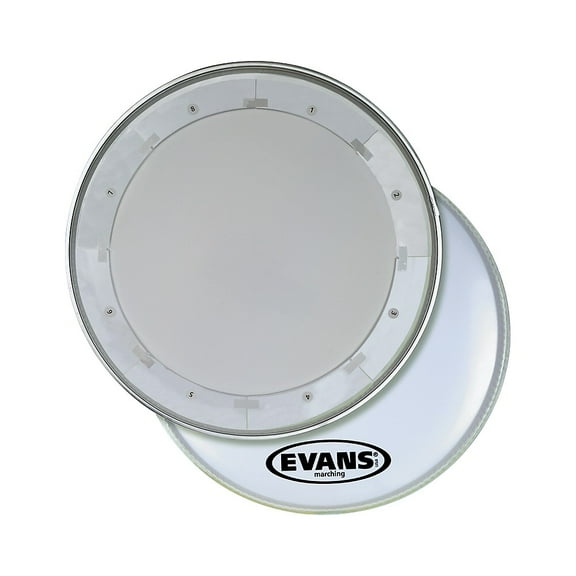 EVANS MX1 White Marching Bass Drum Head 22 in.
