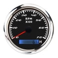thumbnail image 1 of 85mm Car Boat Tachometer Gauge With LCD Hour Meter 0-3000 4000 6000 RPM Tach Sensor Marine Tachometers Red Backlight 12V/24V ,Wide Applicability, 1 of 7