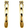 thumbnail image 2 of 14k Yellow Gold 15mm Polished Hoop Earrings - .9 Grams, 2 of 2