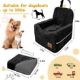 thumbnail image 2 of Asiento de coche para perros melafa365 de espuma viscoelástica para perros pequeños y medianos, 2 of 7