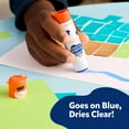 thumbnail image 3 of Elmer's BlooStick Buddies Glue Sticks, Disappearing Blue, 6g, 4 Count, 3 of 7