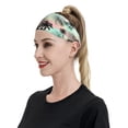 thumbnail image 3 of Daiia Tropical Summer Palm printed Men's Performance Headband,Sports Headbands,Moisture Wicking Workout Headband, 3 of 9
