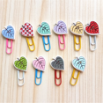 thumbnail image 2 of 10pcs Creative Colored Paper Clips, Heart-shaped Sunflowers, Small Chrysanthemum Butterflies, Nickel-plated Curved Needles, 2 of 5