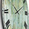 thumbnail image 2 of Designart 'The birch Forest II' Traditional wall clock, 2 of 4