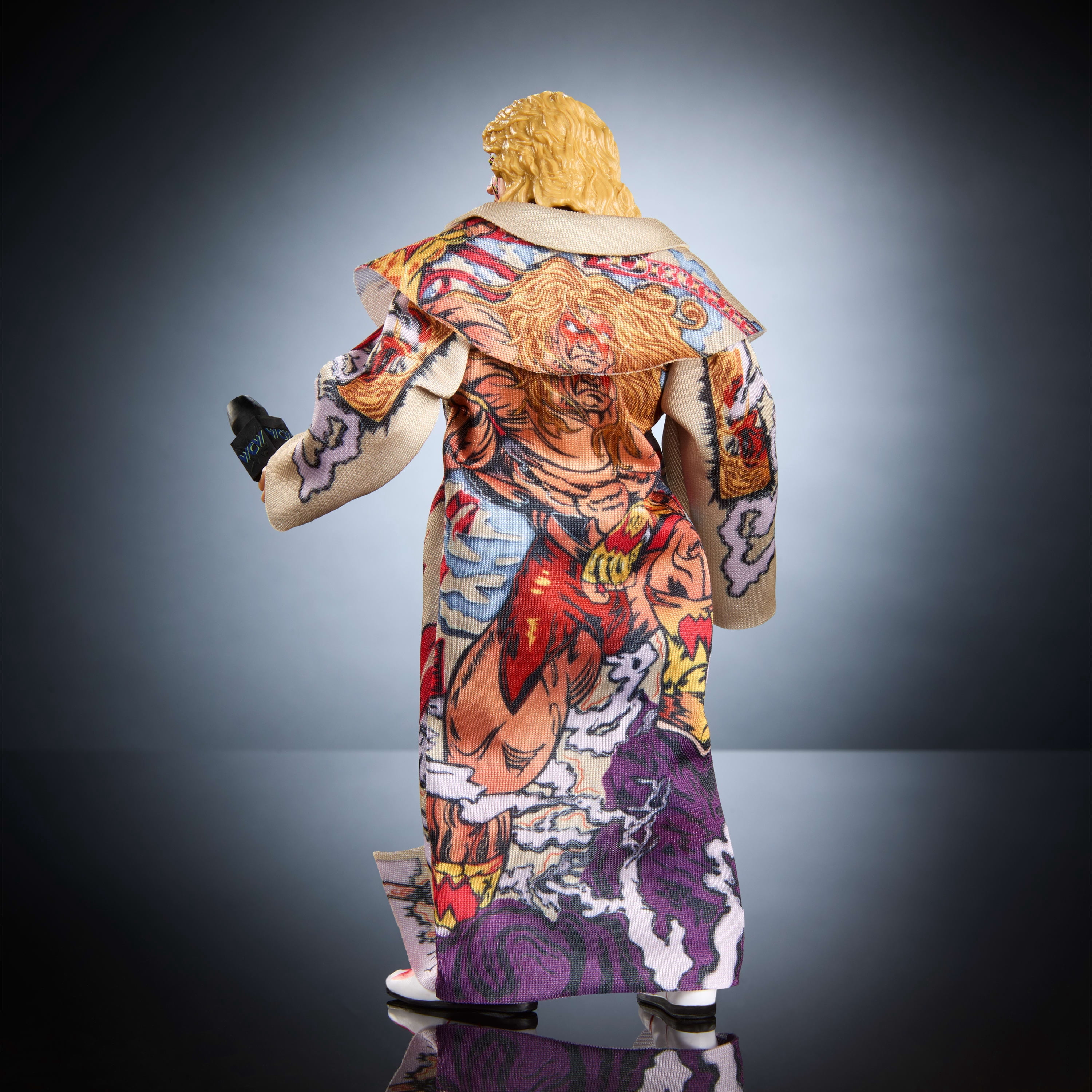 WWE Monday Night War Elite Collection Ultimate Warrior Action Figure with Accessories, Build-a-Figure Parts