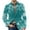 Turquoise, variant on yuCgh Men's Ugly Christmas Print Corduroy Suit Jacket with Warm Pockets, Cardigan for Leisure Wear, Holiday Spirit in Style,Black L