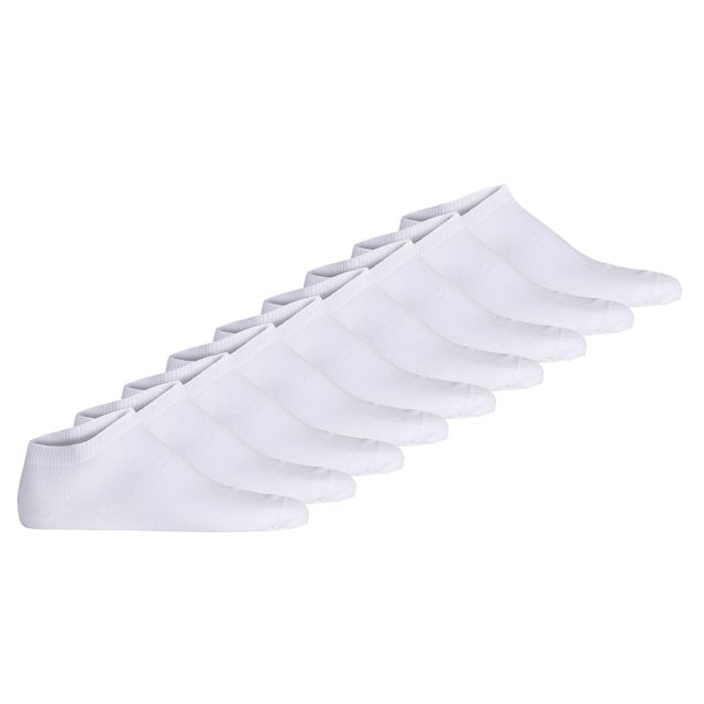 Hudson Calcetines deportivos unisex, paquete de 9 - Easy, puño confort, calcetines cortos, unicolor Blanco 39-42