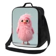 thumbnail image 1 of Fotbe Adorable Pink Fluffy Birds Lonchera Bolsa de Almuerzo para Hombres y Mujeres, Lonchera de Gran Capacidad, Bolsa de Almuerzo Reutilizable, Bolsa Térmica Aislante, 1 of 7
