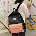 thumbnail image 1 of New Fashion Women‘S Portable Backpack Casual Wild Contrast Color Backpack, 1 of 6