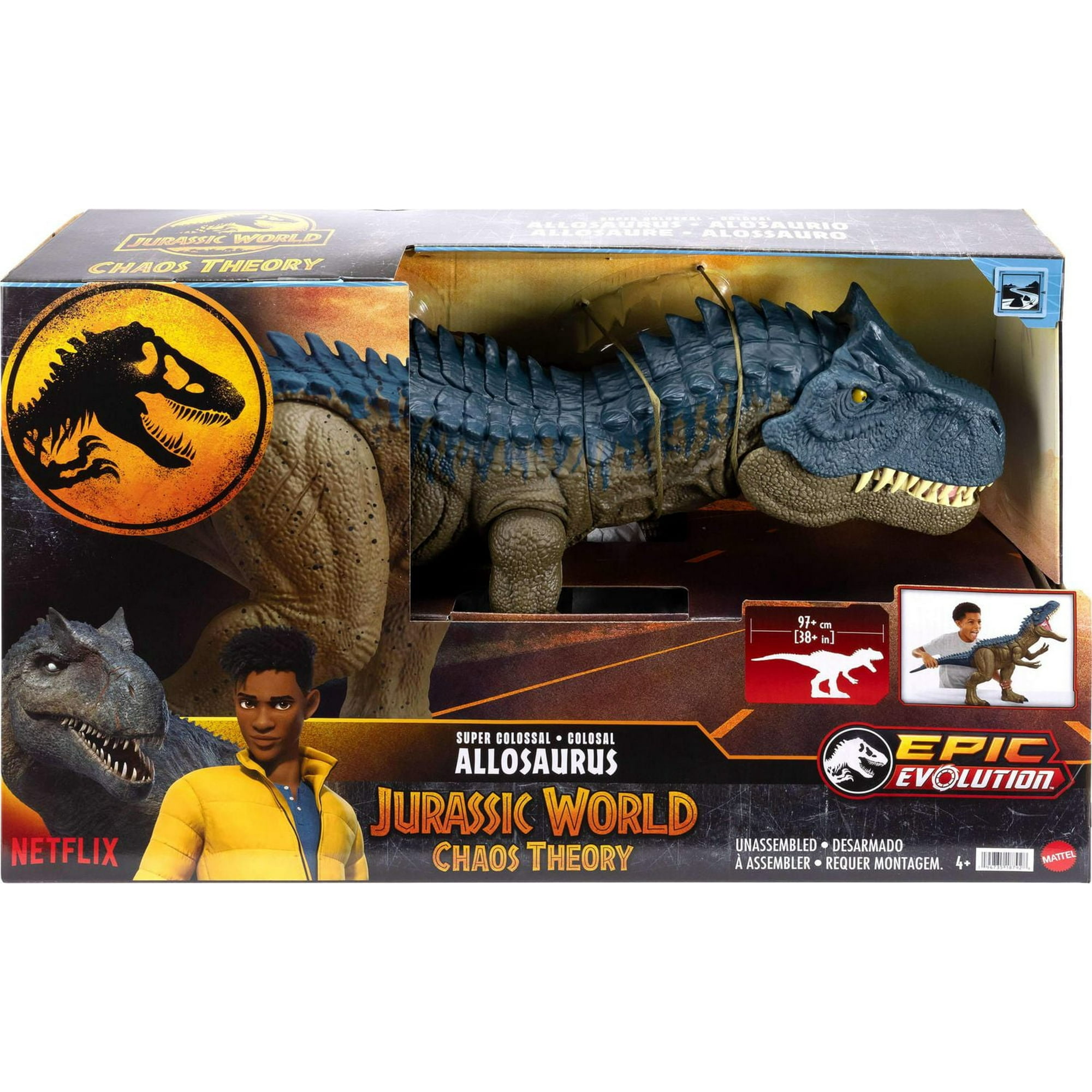 Transport Truck Alosaurio De Lego Mattel Jurassic World Light-Up