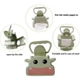 thumbnail image 4 of Dog Pooper Scooper, Portable Poop Scoop Handheld Size for Walking Large and Small Dogs Waste Cleaner with Bag Dispenser, No Touch Dog Poop Trash Can for Outdoors with s 8 Rolls, 4 of 6