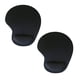 thumbnail image 1 of Paquete de 2 alfombrillas de ratón ergonómicas con cómodo soporte para reposamuñecas para aliviar el dolor al escribir fácilmente, Durableblack, 1 of 5