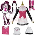 thumbnail image 2 of Anime Draculauraa Ulaa Cosplay Anime Cosplay【S-2XL】Lindo disfraz de Cosplay de Draculauraa Monster Fantasy High Draculaura Cosplay, 2 of 5