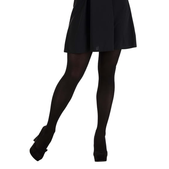 Women's Opaque Black Tights