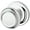 Chrome,Rose, variant on Baldwin Reserve Pstratrr112 Passage Traditional Knob and Traditional Round Rose Venetian Bronze Finish