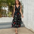 thumbnail image 3 of SCHOOL EDUCATION Dress Summer Street Style Bohemia Long Dresses Female Sleeveless Printed Maxi Dress, 3 of 9