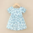 thumbnail image 2 of SROBPTY Girls Dresses,Summer Dresses for Kids,Girl's Sleeveless Printed Dress Fashionable And Cute Princess Dress Breathable Gentle And Comfortable Dress, 2 of 3