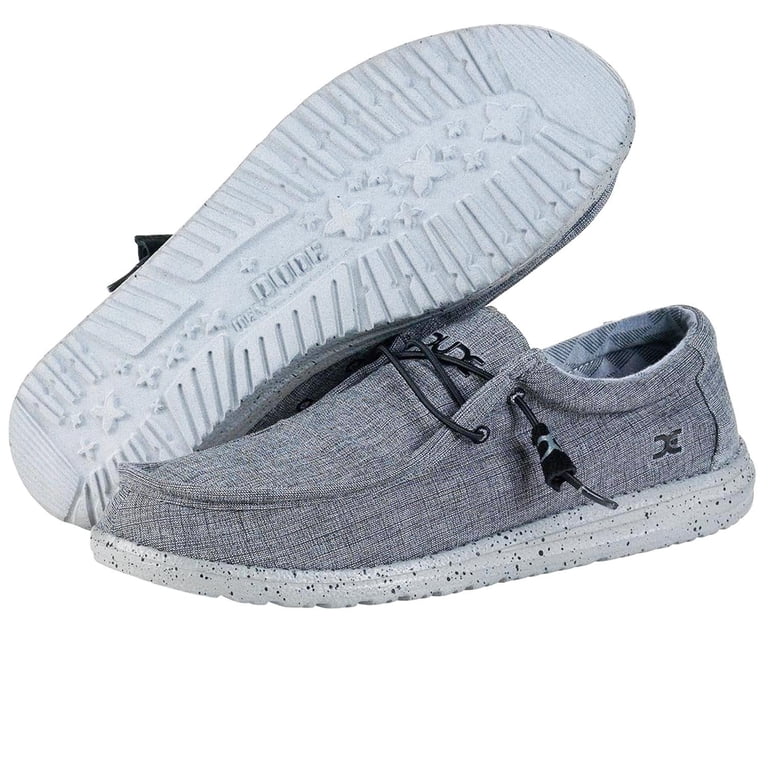Hey Dude Men’s Wally L Stretch Steel Gray, Size 13 Hey Dude Men main image 3