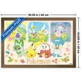 thumbnail image 2 of Pokémon: One Scene - Group Wall Poster, 14.725" x 22.375" Framed, 2 of 4