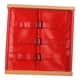 thumbnail image 5 of Tablero para niños, ayuda a vestir al bebé con cremallera, hebilla Hebilla de zapatos de cuero rojo, 5 of 8