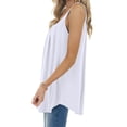 thumbnail image 3 of UVN Tank Tops for Women Pleat Spaghetti Strap Camisole Sleeveless Summer Tops Loose Fit Beach Tank Ladies Casual Tank Top, 3 of 7