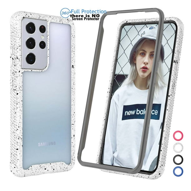 Galaxy S21 Plus 5g Case Case Cover For Galaxy S21 Plus 6 7 Njjex Hard Plastic Full Body Rugged Transparent Clear Back Bumper Case Cover For Samsung Galaxy S21 Plus White Walmart Com