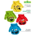 thumbnail image 2 of Sesame Street Toddler Boys’ Mittens – Elmo, Cookie Monster, Big Bird, Oscar the Grouch (2T-4T), 2 of 7