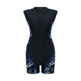 thumbnail image 5 of Stamzod Womens One Piece Swimsuits Kayaking Swimming Sleeveless Wetsuits Patchwork Surfing Bathing Suit for Women Blue R S, 5 of 7