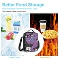 thumbnail image 4 of Kuromi And My Melody Lunch Bag, Insulated Lunch Bag for Women Men Lunch Box Container Bag Reusable Lunch Tote Bag for Office, Work, Beach, Travel, Picnic, 4 of 7