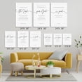 thumbnail image 3 of The Lord Your God is Good Wall Art Black and White Christian Wall Sign Framed Bible Quotes for Home Decor Farmhouse Rustic Living Room Minimalist Religious Wall Decor 12"x16", 3 of 6
