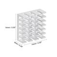 thumbnail image 3 of Uxcell 14x14x6mm Aluminum Heatsink Electronic Radiators for MOS IC Chip Silver Tone 20 Pack, 3 of 5