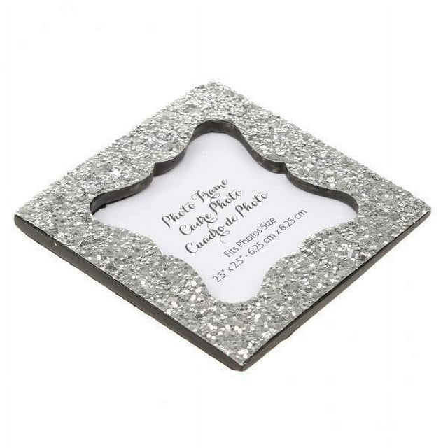 DOLITY Sparkling Sequin Picture Frame with Stand - Perfect for Weddings and Parties 3 Pcs