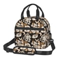thumbnail image 1 of Disketp Retro Hydrangeas Lonchera Térmica para Mujer y Hombre, Bolsa de Almuerzo Reutilizable e Impermeable para Trabajo, Viajes y Picnic, 1 of 7