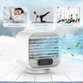 thumbnail image 2 of Portable Air Conditioner for Small Room, Mini Air Cooler with 3-Speeds Wind, Personal Air Cooler with 2000 mAh Rechargeable Battery , Small Air Conditioner for Home, Office (white), 2 of 7