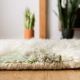 thumbnail image 4 of SAFAVIEH Manhattan Ben Abstract Distressed Area Rug, Ivory/Green, 5' x 8', 4 of 9