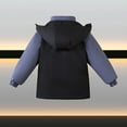 thumbnail image 4 of Cethrio Boys Winter Coats, Windproof Thermal Hooded Zip up Jackets with Pockets Gray Size 5-6 T, 4 of 8
